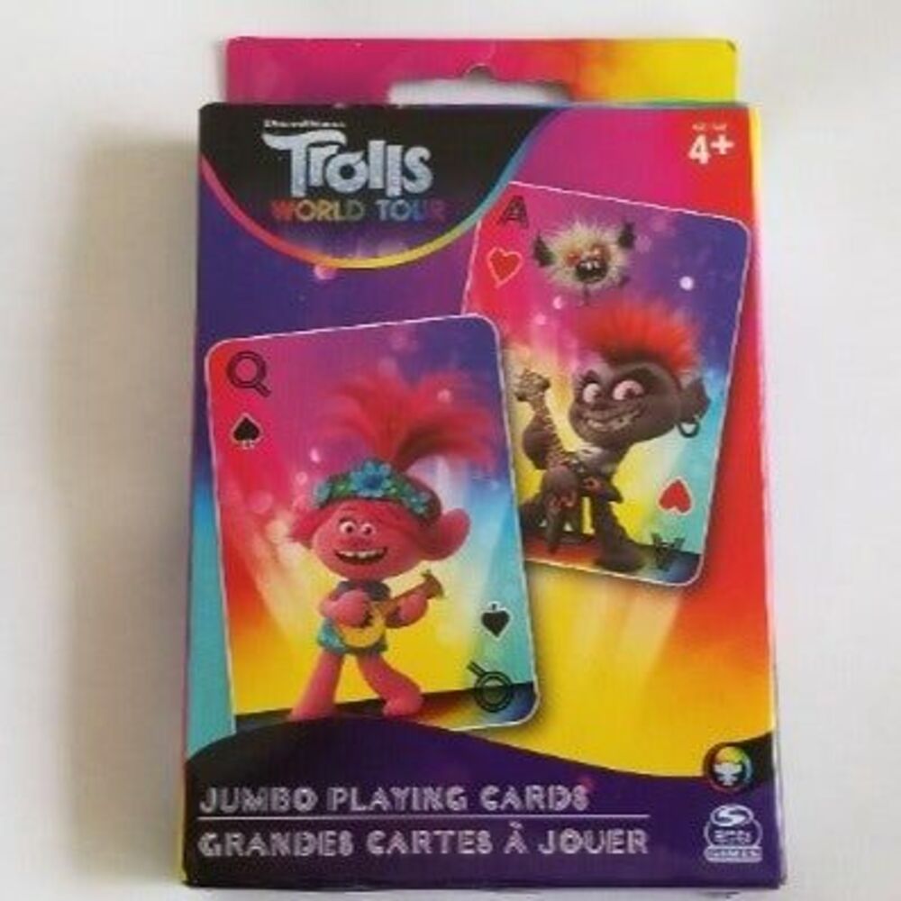 Dreamworks Trolls World Tour Jumbo Playing Cards